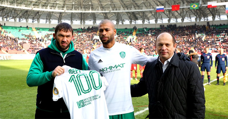 Антонио Феррейра провел 100 матчей за «Терек»