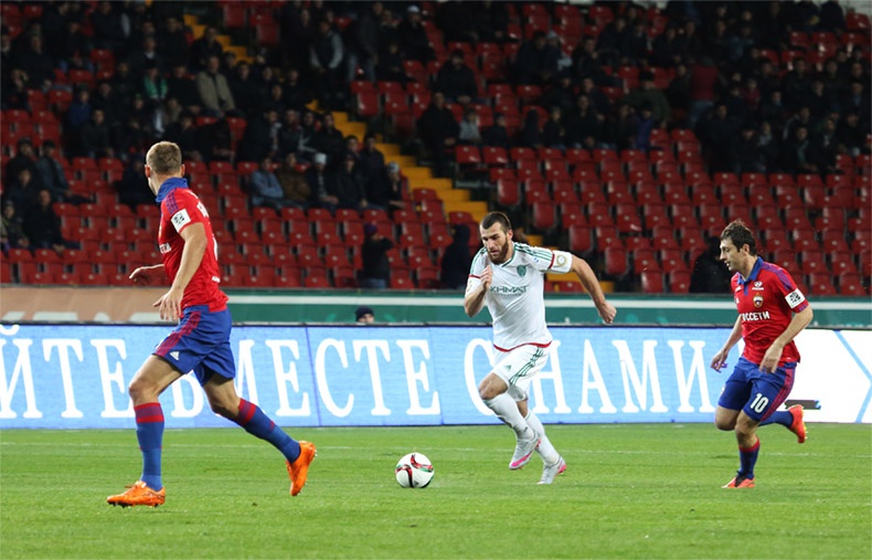 «Терек» сыграл вничью с ЦСКА