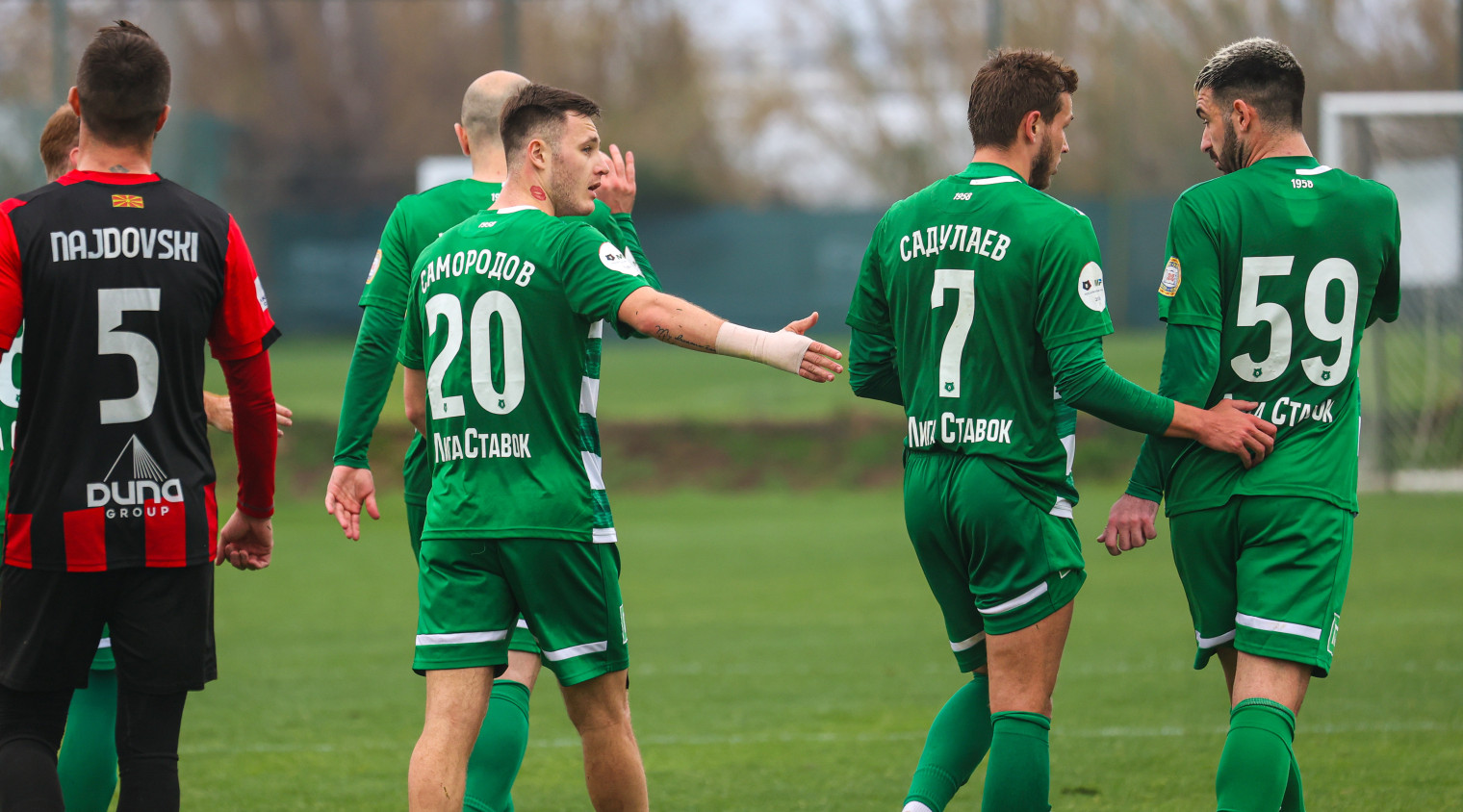 Фото с матча «Ахмат» – «Вардар»