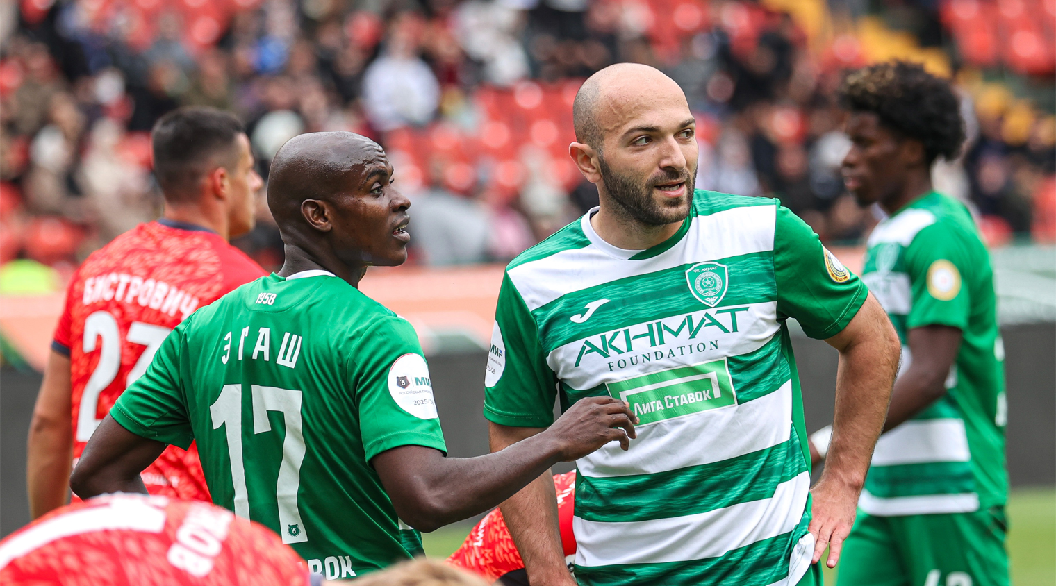 Фото с матча «Ахмат» — «Акрон»